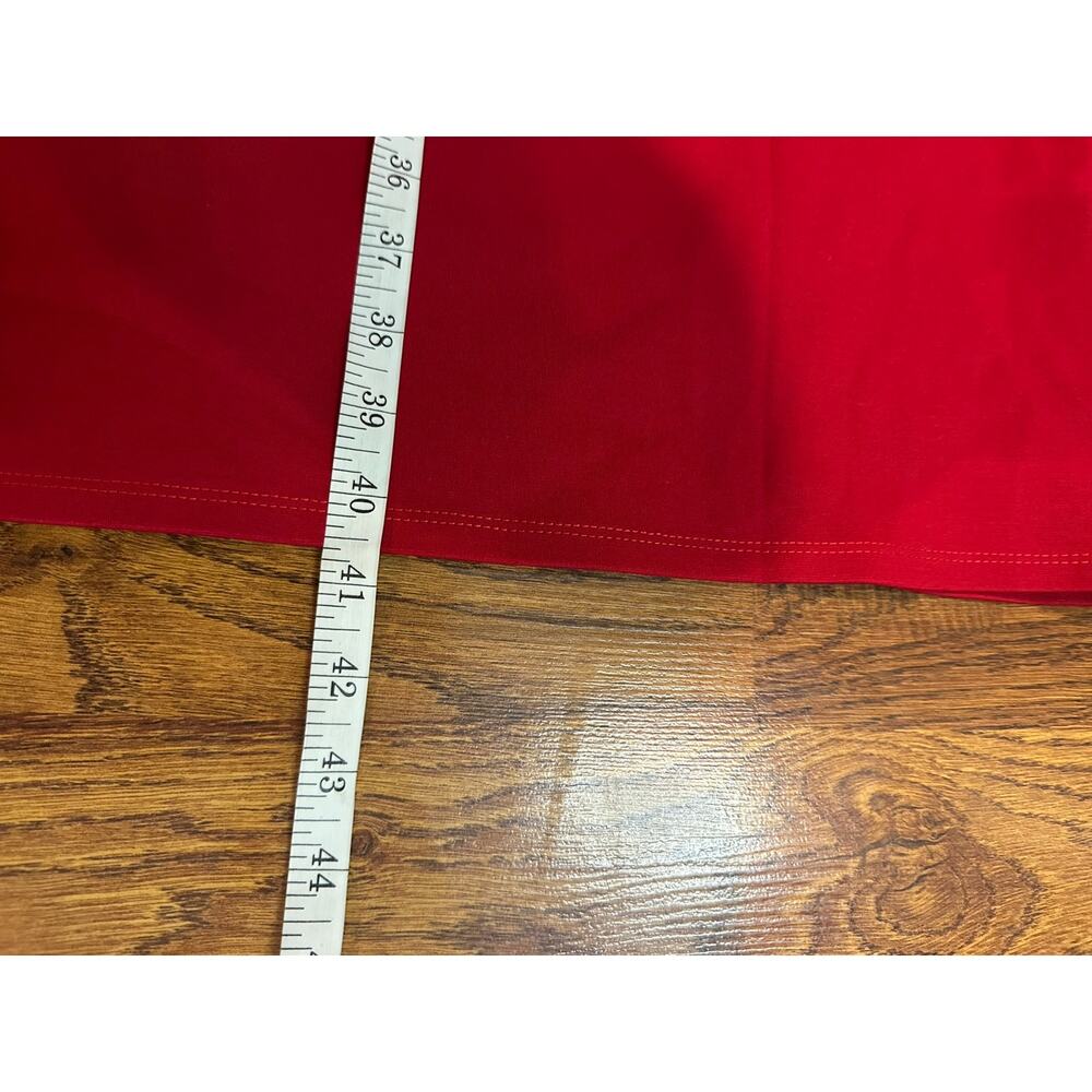 Marcella Natalia Strapless Midi Dress Women's XL Red NWT Minimalist Chic - Picture 16 of 16